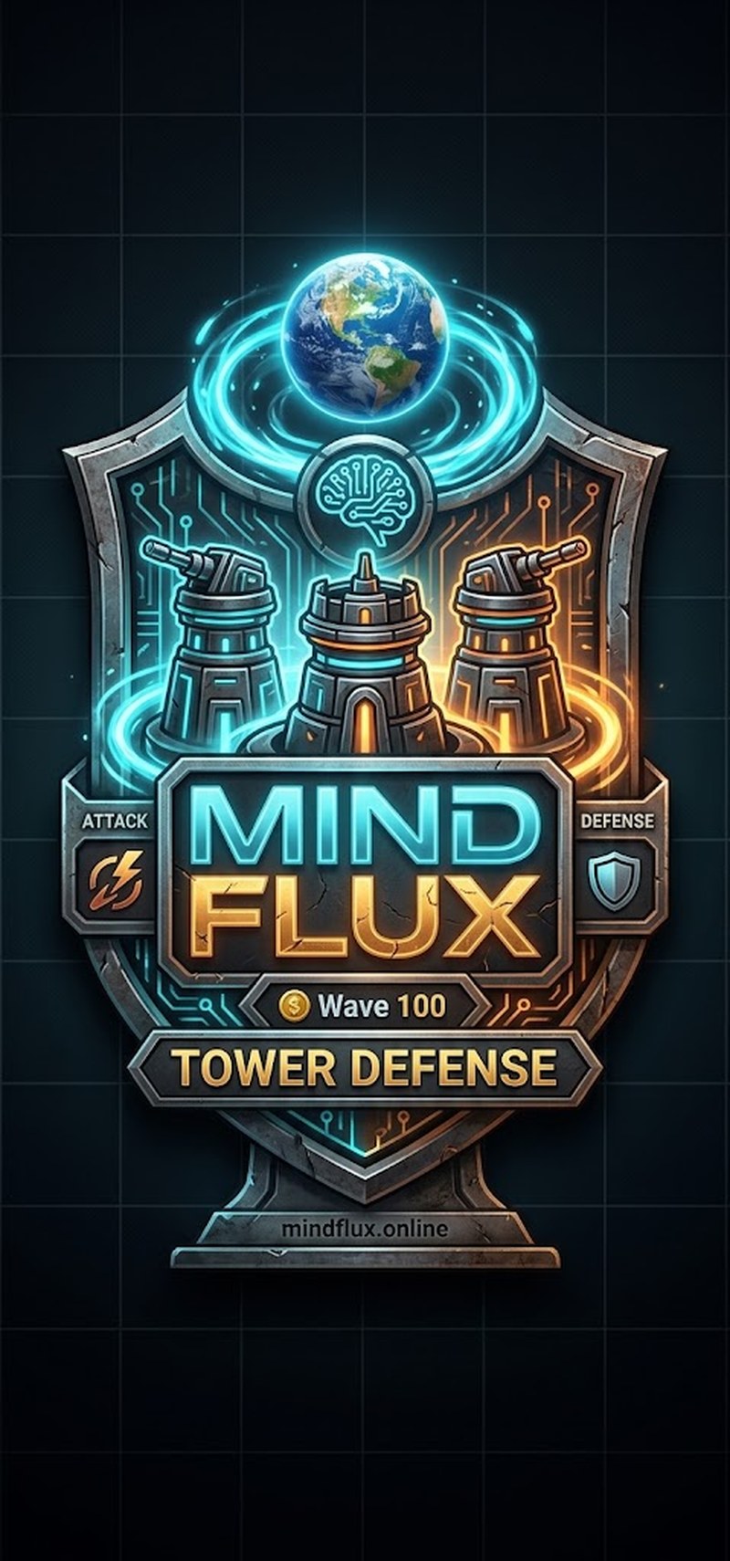 Mind Flux Tower Defense logo